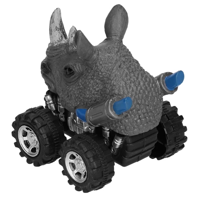Garosa Pull Back Car,Educational Simulation Animal Model Pull Back Car Toy Four Wheel Drive Vehicles Toy for Kids,Vehicles Toy