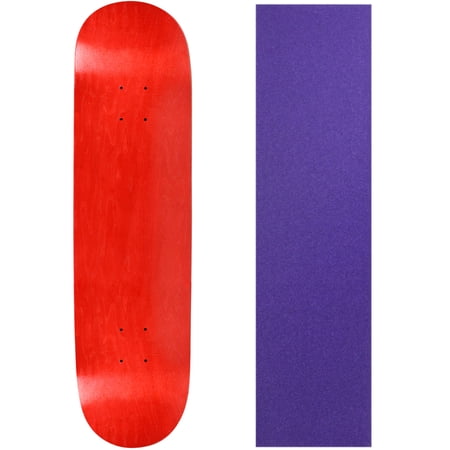 Skateboard Deck Pro 7-Ply Canadian Maple STAINED RED With Griptape 7.5  - 8.5 price history on PriceWatchPro