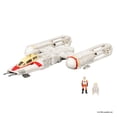 thumbnail image 3 of Star Wars Micro Galaxy Squadron Y-wing vs. TIE Bomber Battle Pack - Deluxe Set with Two Vehicles and Three 1-inch Micro Figure Accessories, 3 of 10