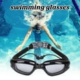 thumbnail image 3 of Pebbuoy Adults Swim Goggles with Earplug Men Women Waterproof No Leakage Anti-Fog Clear Lens Goggles Scuba Diving Snorkeling Equipment, 3 of 7