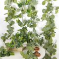 thumbnail image 4 of dianhelloya Artificial Eucalyptus Garland Handmade Vines Realistic Looking Vivid Color Maintenance-free Eucalyptus Leaves Fake Plants D 1pc, 4 of 7