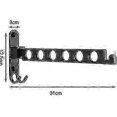 thumbnail image 2 of 2024,wall Mounted Clothes Rack, Wall Hanger Drying Rack, 90 Rotation Wall-mounted Foldable Clothes Rack, 2 of 4