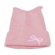 thumbnail image 1 of Sombreros Sombrero Orejas Al Vapor Pan En Forma Lazo Bordado Gorro De Punto Niños Mujeres Gorro, 1 of 4