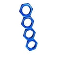 thumbnail image 2 of Ensemble de 4 Écrou de Roue Hexagonale 1:7 RC pour Véhicules RC 1:7 1:8 Accessoires de Remplacement Bleu, 2 of 6