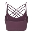 thumbnail image 3 of KOGMO Women's Lightweight Seamless Triple Criss-Cross Front Bralette (No Pad), 3 of 5
