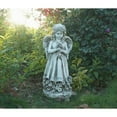 thumbnail image 4 of Bed Bath & Beyond Angel Holding Flowers 19.3 inch Garden Statue, 4 of 5