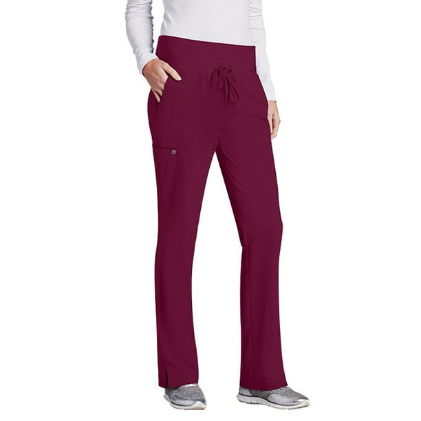 Barco One Barco One Women's 5Pocket Knit Waistband Flare Scrub Pant