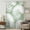 Eucalyptus Green, variant on Coastal Shell Teal Blue Sheer Curtains 108" Extra Long for Living Room, Summer Ocean Shell Beach Light Filtering Privacy Drapes, Breathable Semi Sheer Window Treatment for Floor to Ceiling Window