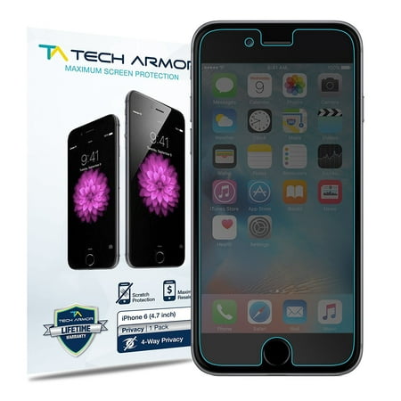 Tech Armor 4Way 360 Degree Privacy Film Screen Protector Designed for Apple iPhone SE 2020 , iPhone 7 and iPhone 8 4.7 Inch 1 Pack
