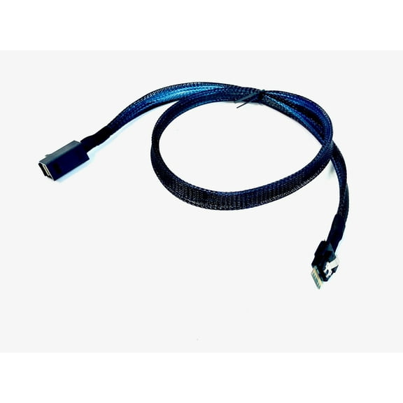 SlimSAS 4i (SFF-8654) Straight to HD Mini SAS 4i SFF-8643 Cable - 60CM