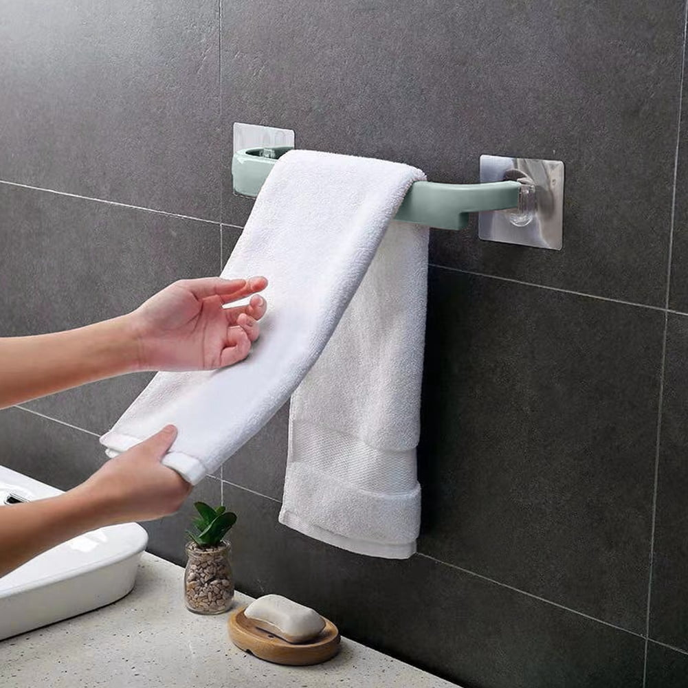 Tebru Multipurpose Wall Self Adhesive Kitchen Towel Holder Firm Hanger