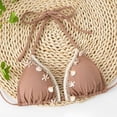 thumbnail image 3 of ZQUUVOU Women's Bikini Set Tummy Control Casual Bikini Swimsuit (Rose Gold,S), 3 of 3