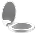 thumbnail image 3 of Mini Makeup Mirror with LED Light 2X Magnifying USB Rechargeable Compact Folding Pocket Mirror for Girl Women New, 3 of 5