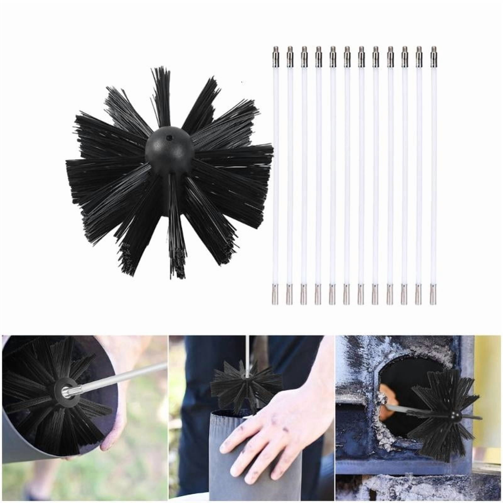 ANXPTIME Bendable Nylon Chimney Cleaning Brushes for Vent Pipes and Hard to Reach Area