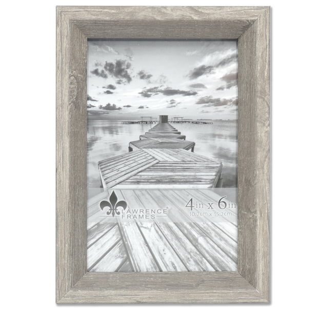 Lawrence Frames 4x6 Bradley Gray Picture Frame