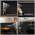 thumbnail image 3 of SKISUNO Removable Black Tile Stickers Vintage Look Adhesive Wall Decals for Kitchen and Bathroom, 3 of 8