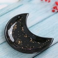 thumbnail image 3 of Gwong Moon Shape Decorative Jewelry Dish Ceramic Engagement Rings Trinket Dish Wedding Decor, 3 of 10