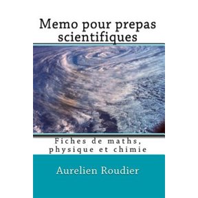 Pre-Owned Memo pour prepas scientifiques : Fiches de maths, physique et chimie (Paperback)