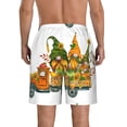 thumbnail image 3 of Kdxio Thanksgiving Truck Pattern Mens Casual Shorts - Drawstring Summer Beach Sports Shorts for Men, 3 of 9