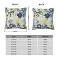 thumbnail image 4 of YFYANG Square Decorative Throw Pillow Case (Without Pillow Insert), Abstract Flower Art Pattern Bedroom Sofa Car Cushion Cover, 24"x24", 4 of 9