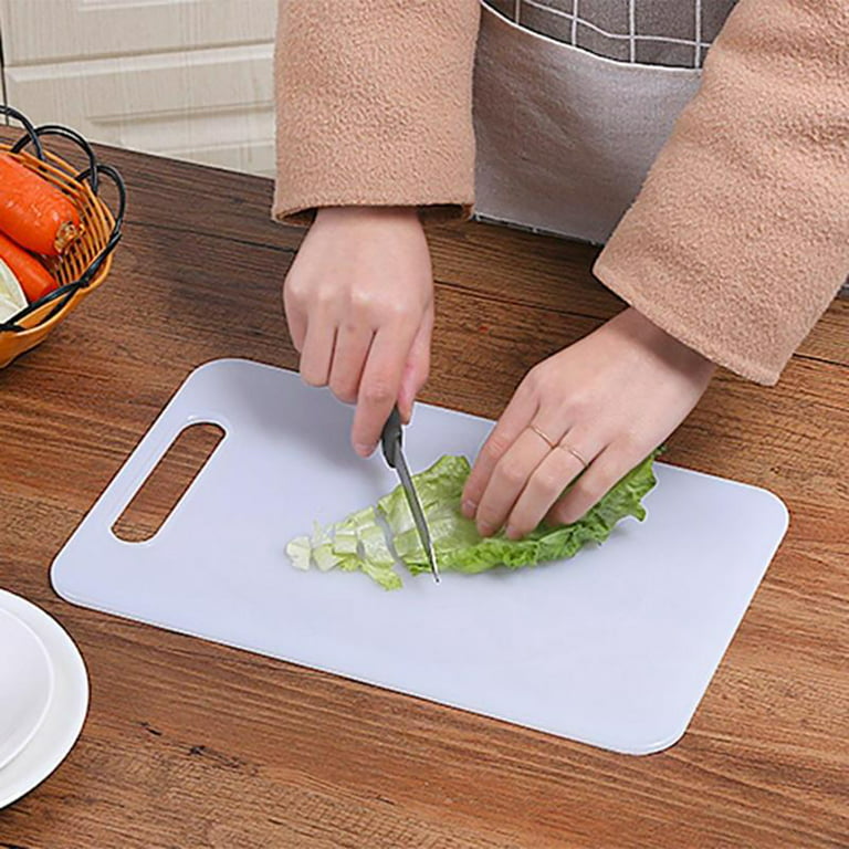SANWOOD Cutting Board Nonslip Plastic Chopping Board Food Cutting Block Mat  Tool Kitchen Cook Supplies 