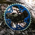 thumbnail image 5 of WFS Pulsar Chainring 44T 1/8" 110mm Old School BMX Single Speed Fixie , Blue #WFS3074, 5 of 6