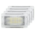 thumbnail image 3 of 4 piezas de luz para el espacio de los pies del coche, lámpara de atmósfera ultrabrillante de repuesto para Tesla Model 3 2018-2021, color blanco Jadeshay A, 3 of 8