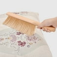 thumbnail image 2 of Baluue Wooden Bench Brush: Fireplace Brush Dust Brush Hand Broom Horse Hair Bench Brush Soft Bristles Long Wood Handle Whisk Broom for Counter Bed Sofa Car Clothes, 2 of 5