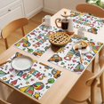 thumbnail image 5 of Children's Day Placemats Set of 4 Car Tree Stars Modern Abstract Art Cartoon Place Mats Indoor Wipeable Table Mats Washable Dining Table Placemats for Kitchen Holiday Party Home Decor 13x19 Inch, 5 of 9