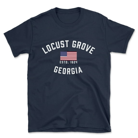 Locust Grove Georgia Patriot Men's Cotton T-Shirt