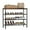 Bronze+black, variant on 4-Tier Metal Shoe Rack with Wood Top - Durable & Space-Saving Shoe Organizer,Industrial Shoe Organizer Shelf Bench Storagefor Closet Entryway, Bedroom & Hallway - Bronze+Black 28.5 W × 25.5" H