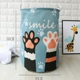 thumbnail image 2 of FNNMNNR Large Folding Laundry Basket for Cute Cat and Dog Lovers - Stylish Storage Solution for Dirty Clothes and Toys 40*50(cm), 2 of 5