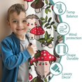 thumbnail image 3 of Blackout Kids Curtains,Hedgehogs and Red Mushrooms Pattern Childrens Insulated Curtains Set Of 2,Bedroom Essentials,Toddler Room Decor 42"x84"(106x213cm), 3 of 4