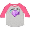 thumbnail image 3 of Inktastic Cutest Catch Cute Purple Fish Boys or Girls Toddler T-Shirt, 3 of 5