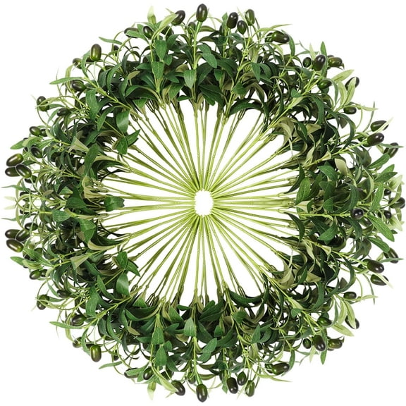 1-50pcs 15 Inch Faux Olive Branches for Vase,Artificial Olive Tree Branches,Fake Plants,Greenery Stems,Eucalyptus Stems,Green Leaves for Centerpieces Decoration,Home Decor,Coffee Table Decor