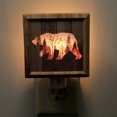 thumbnail image 2 of Home Decor Bear Silhouette Night Light Plastic Electric Plug In 160217, 2 of 3