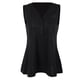 thumbnail image 2 of camiseta sin mangas con cuello en mangas blusa con cuello en v blusa verano casual negro L Sunnimix top sin mangas para mujer, 2 of 8