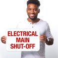 thumbnail image 2 of Electrical Main Shut-Off Sign,, 2 of 8