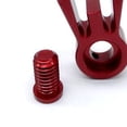 thumbnail image 4 of Colector del poste de la cabeza del manillar con perno Reemplazo de la pieza de repuesto del arreglo del receptor del poste de la cabeza rojo Sharpla Colector de tija de manillar, 4 of 6