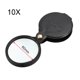 thumbnail image 2 of Lupa 60mm 10X bolsillo plegable lupa con estuche de cuero Negro, 2 of 2