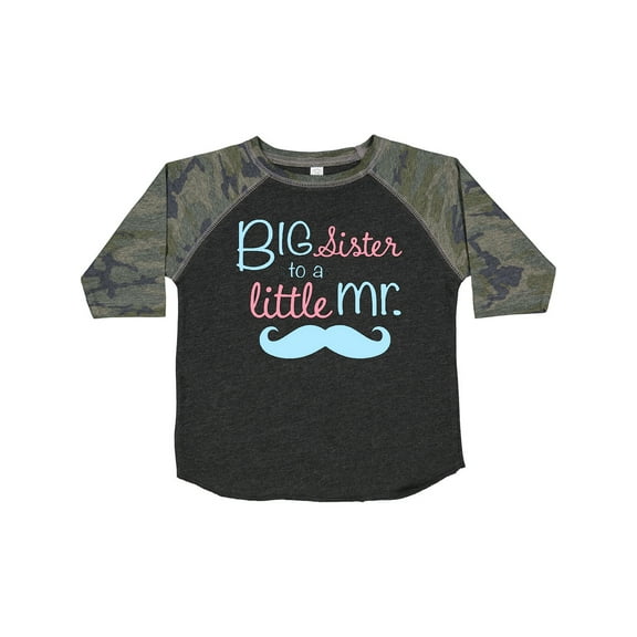 Inktastic Big Sister to a Little Mr Girls Toddler T-Shirt