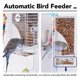 thumbnail image 2 of No Mess Bird Feeders Anti Spill Bird Feeder for Cage Bird Water Dispenser Included Parrot Automatic, 2 of 5
