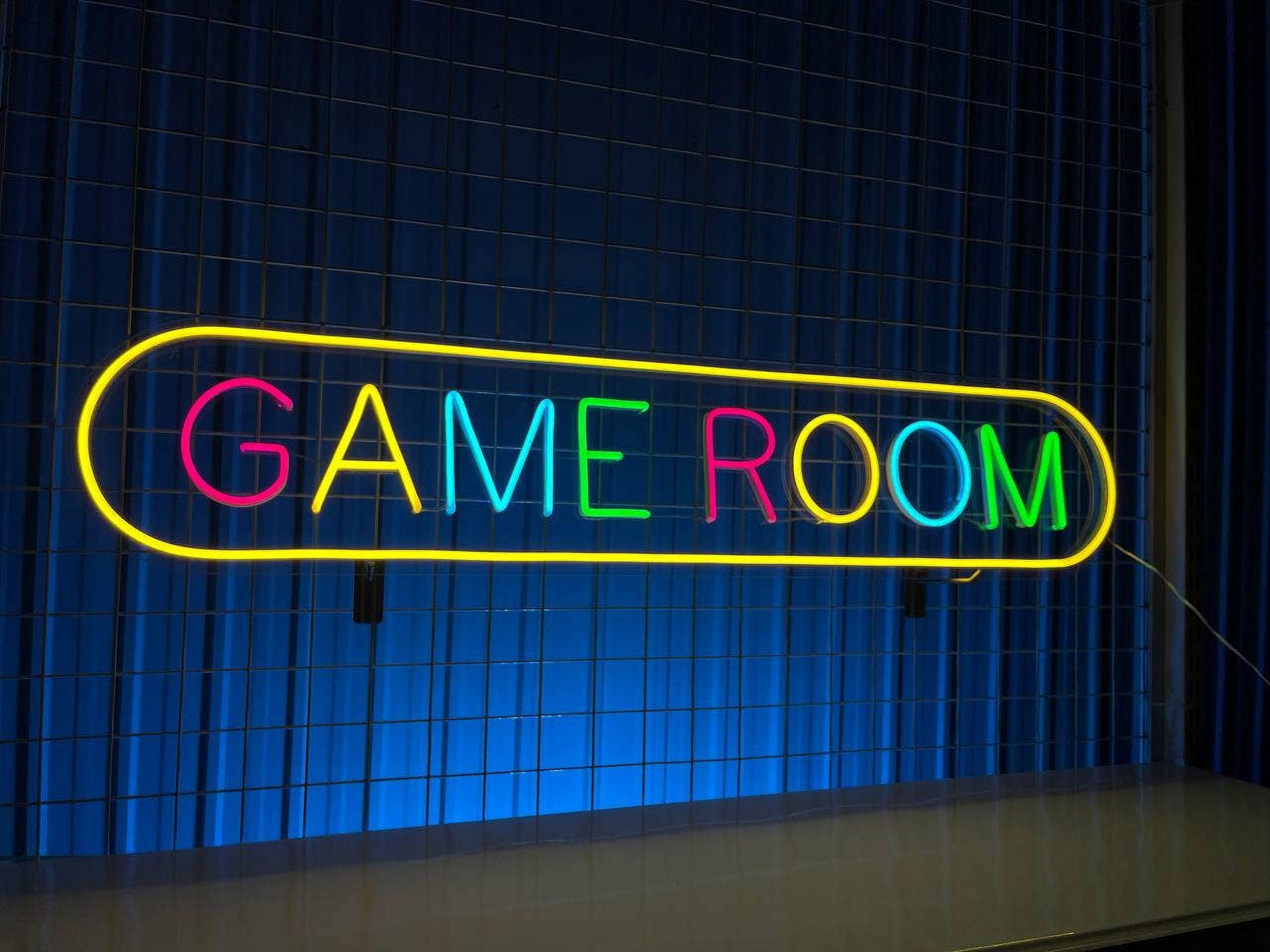 Glowneon Game Room Neon Sign, Arcade Store Long-lasting Wall Decor