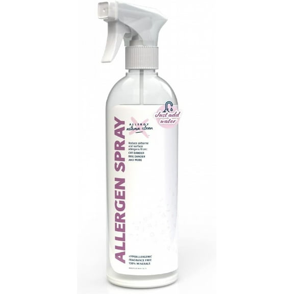 Allergen Spray, Pets, Dust Allergies & More, Air & Surface Control, Just Add Water, Bottle, Over 33oz