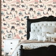 thumbnail image 5 of Boho Peel and Stick Wallpaper Western Desert Landscape Cowboys Horses Wagon Wall Mural 23.6in x 9.8ft Self Adhesive Removable Wall Paper Renter Friendly Wallpaper for Bedroom Kitchen Farm, 5 of 8