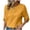 Yellow, variant on HomeGardon 3/4 Length Sleeve Womens Tops Summer Tops for Women Fashion Women's Summer Three Quarter Round-Neck Solid Comfy Tank Tops,S-XXL