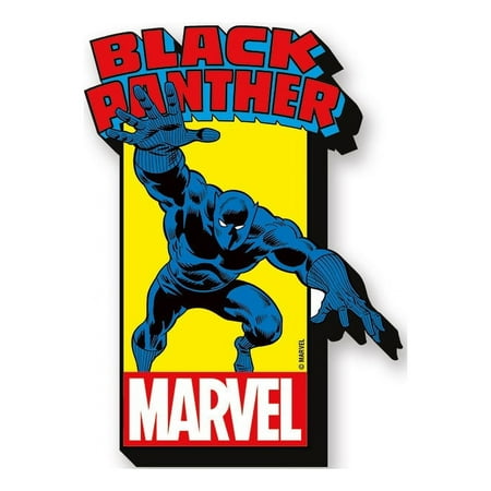 Marvel Black Panther with Logo Funky Chunky Magnet