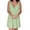 Green, variant on Bxsruta Womens Summer Beach Cover Up Swimwear Casual V Neck Sleeveless Mini Dress