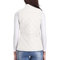 thumbnail image 5 of Women's Puffer Vest Coat Lightweight Quilted Jackets Casual Winter Zip-up Sleeveless Stand Collar Padded Gilet, 5 of 6