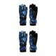 thumbnail image 4 of Sonducket Guantes para niños Guantes de ciclismo Moda cálida Estampado floral Fleece Hebilla de esquí Antideslizante Niñas Niños Guante para Azul 2Conjunto, 4 of 6